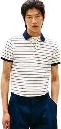 Comfortable Slim Fit Polo Shirts for Men by Tommy Hilfiger in Cotton