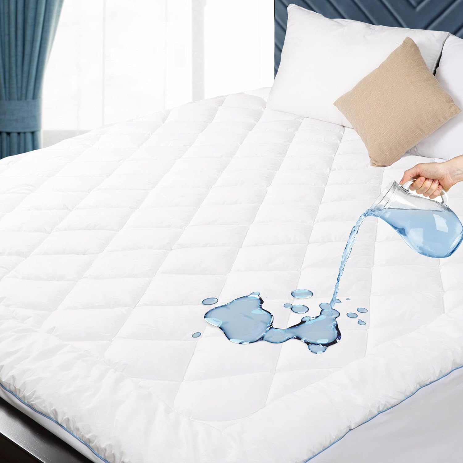California King Size Waterproof Mattress Protector for Comfort