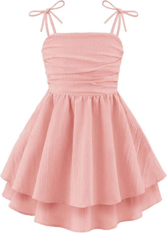 Arshiner Girls Summer Spaghetti Strap Dresses for Every Occasion