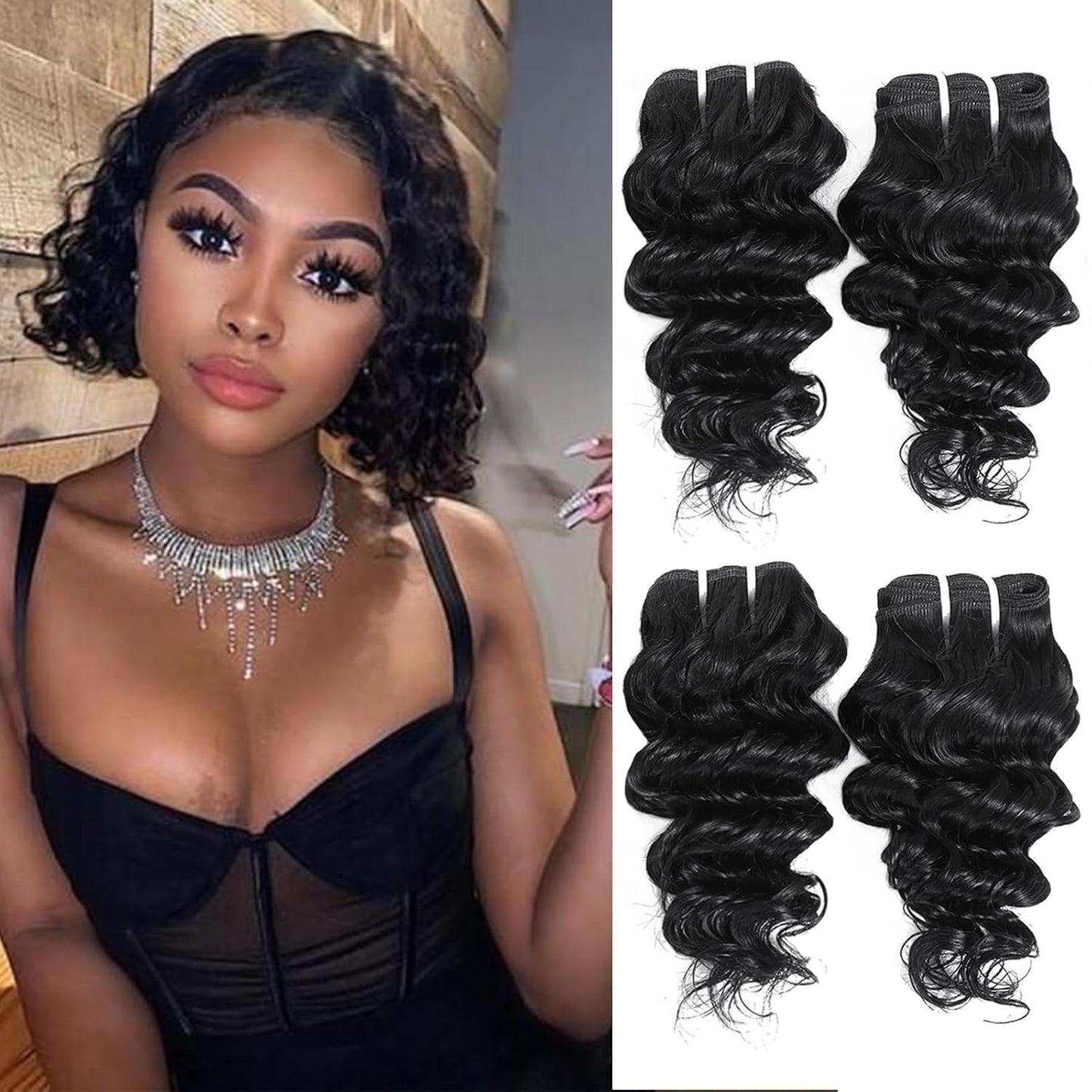 Deep Wave Human Hair Bundles for Stunning Styles and Versatility