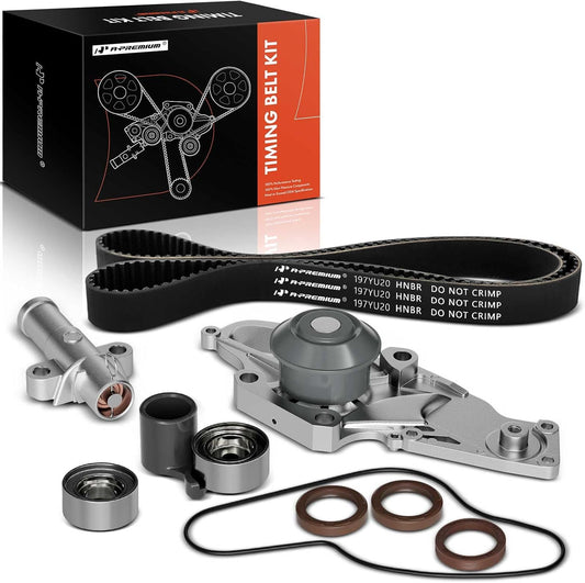 A-Premium Timing Belt Kit and Water Pump for Honda Vehicles