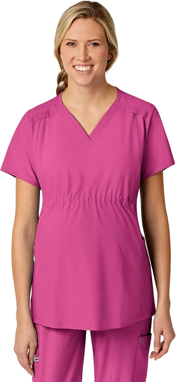 Wink Scrubs for Women: Maternity V-Neck Tops with 5 Pockets