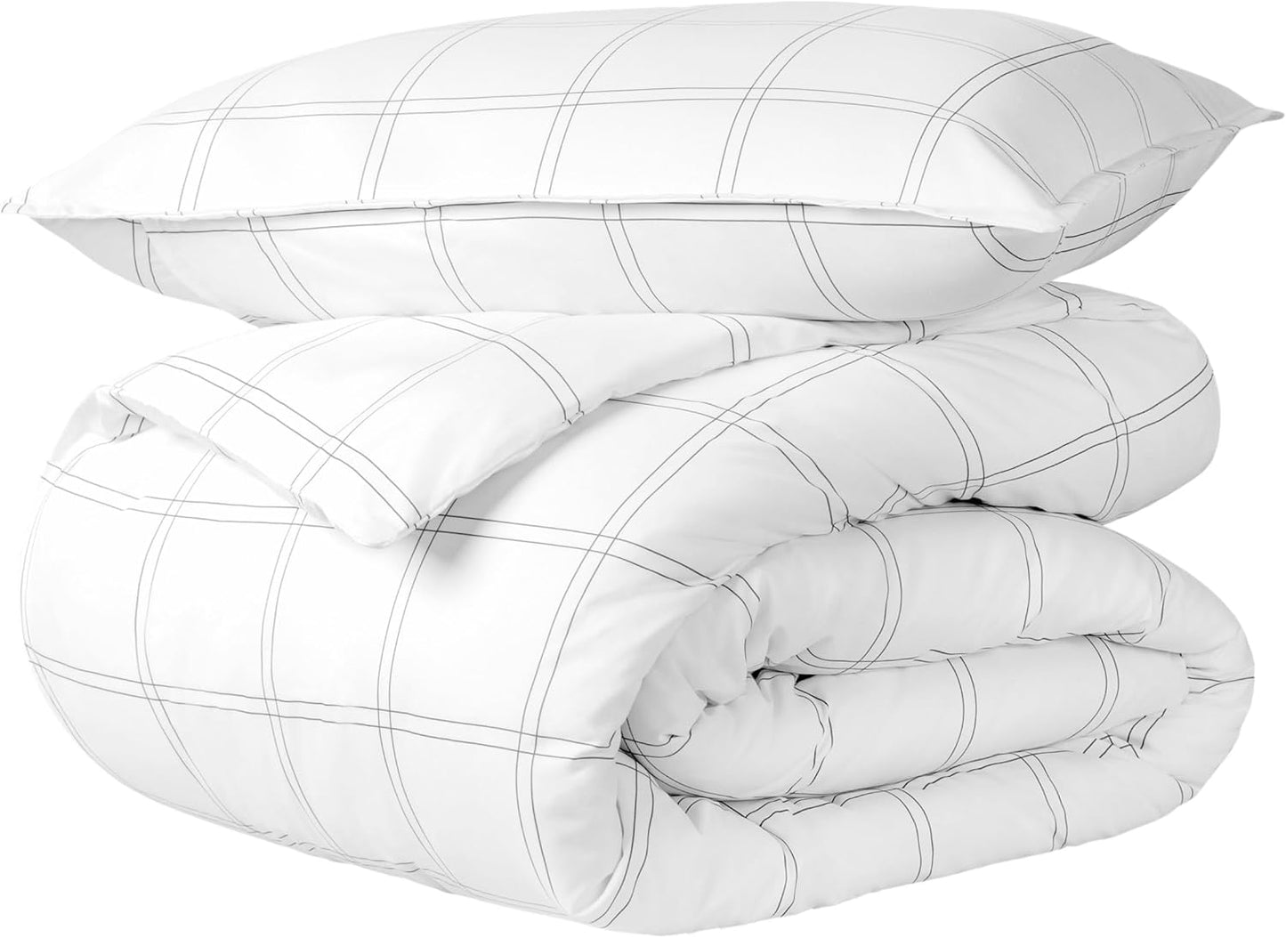 Bare Home Extra Long Duvet Cover Set - Soft, Lightweight, Modern