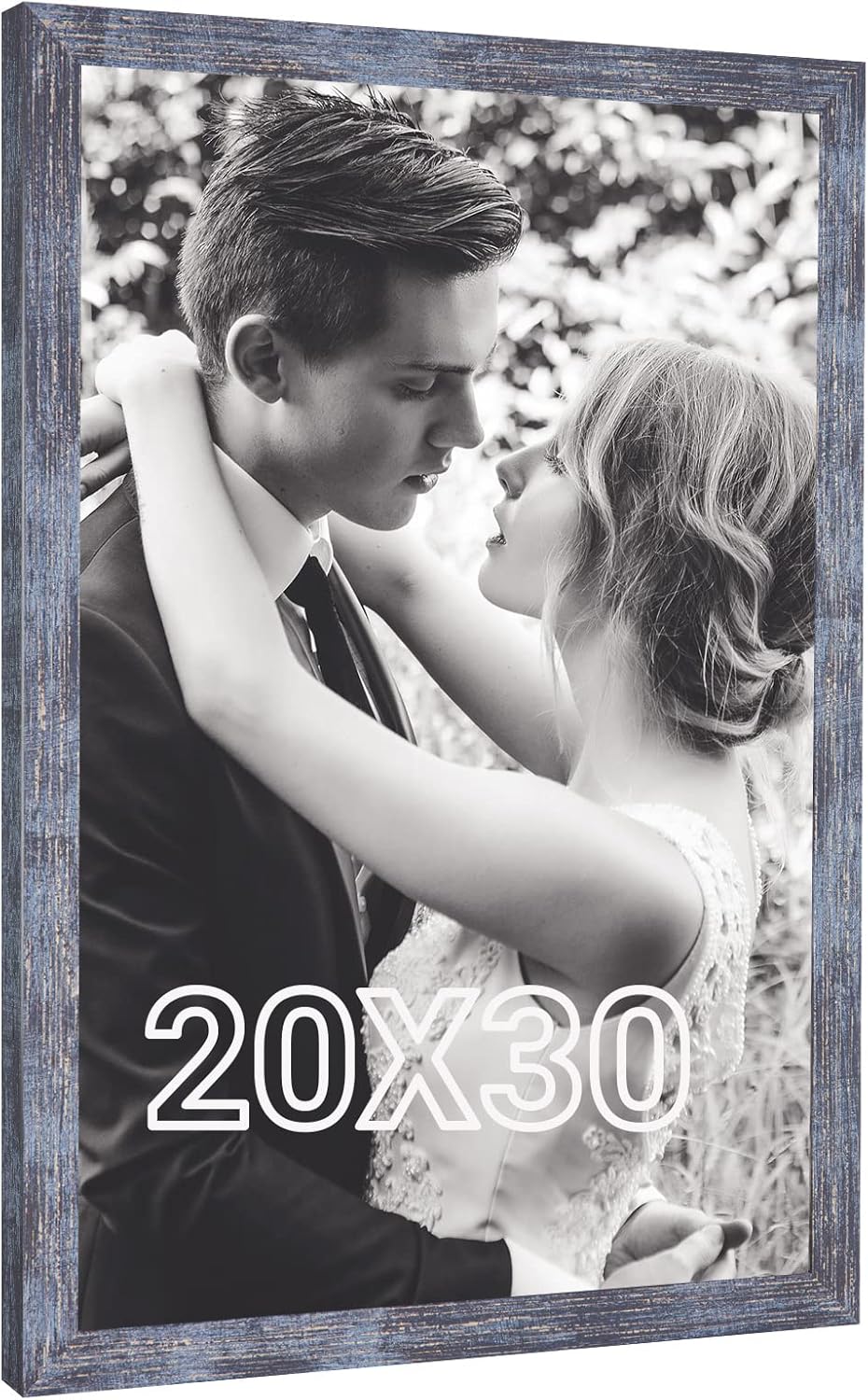 20x30 Rustic Blue Frame for Pictures and Posters - Versatile Decor