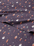 Queen Christmas Night Sheet Set - Festive 4-Piece Bedding