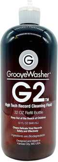 GrooveWasher G2 Record Cleaning Fluid Refill Bottle, 32 fl oz