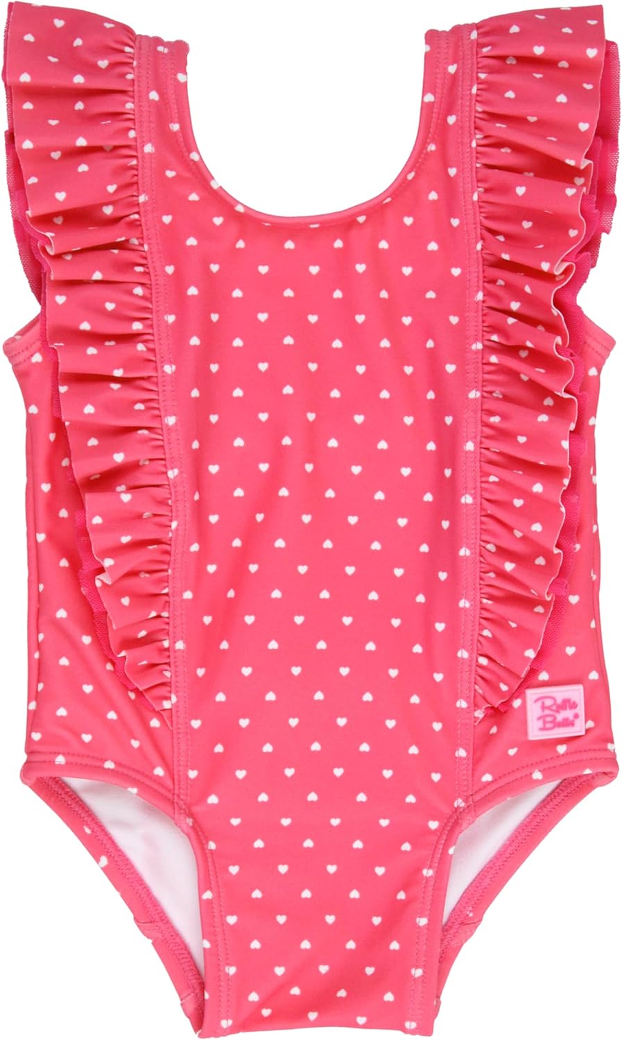 RuffleButts Baby/Toddler Girls Ruffle Strap One Piece Swimsuit