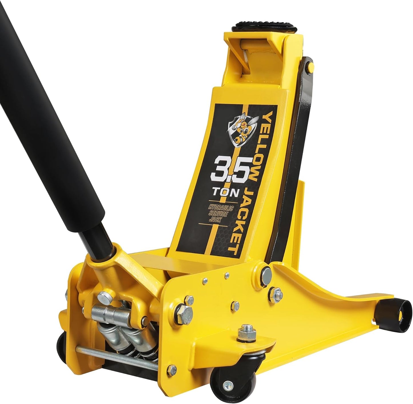 3.5 Ton Low Profile Floor Jack with Dual Pumps for Quick Lifting