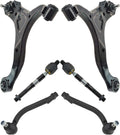 TRQ Front Steering & Suspension Kit Control Arm with Ball Joint Tie