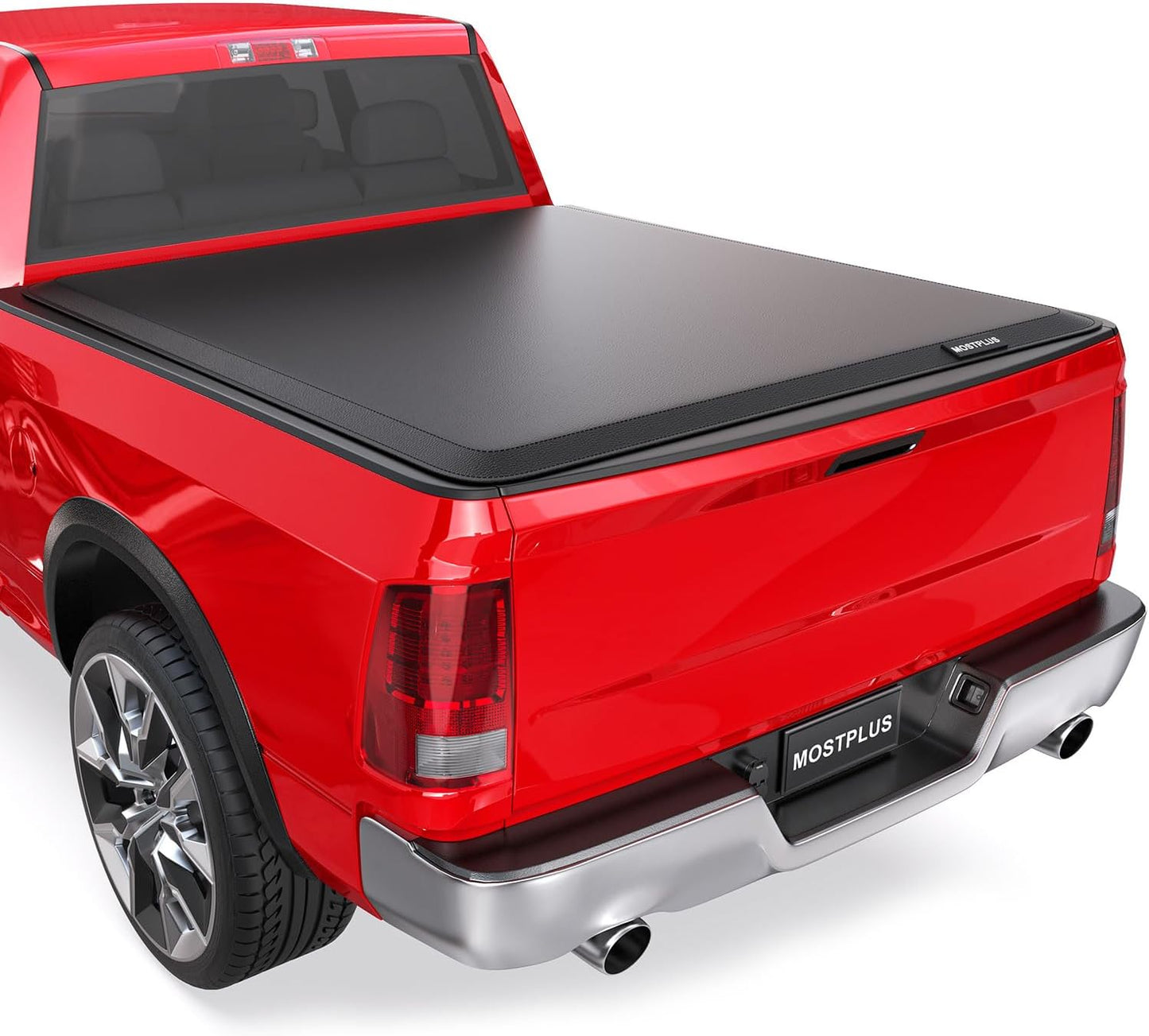 MOSTPLUS Roll-Up Soft Vinyl Truck Bed Tonneau Cover for Ram