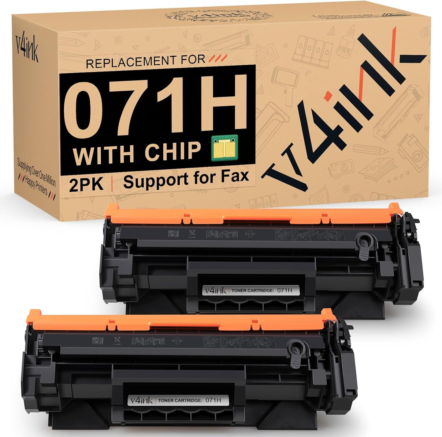 v4ink 071H High Capacity Toner Cartridge for Canon Printers