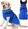 Dogcheer Dog Coat with Harness - Waterproof Warm Winter Jacket