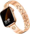 Missair Compatible Apple Watch Band 38mm-49mm - Dressy Stainless