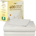 California Design Den Soft Twin Sheets Set - 400 TC Sateen Bedding