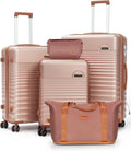 Luggage Sets 5 Piece with Wheels for Hassle-Free Travel