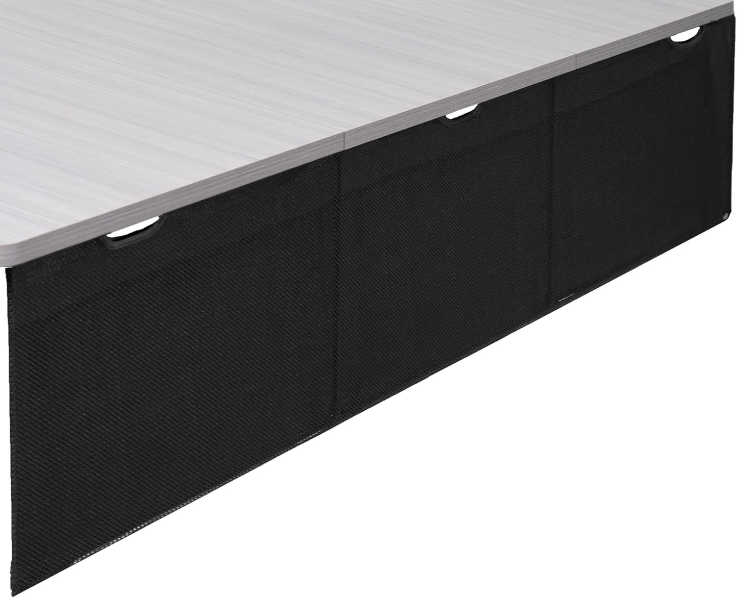 VIVO Black 71 inch Under Desk Privacy and Cable Management Sleeve
