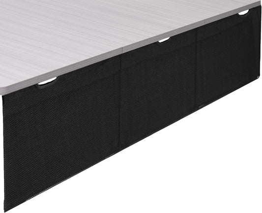 VIVO Black 71 inch Under Desk Privacy and Cable Management Sleeve