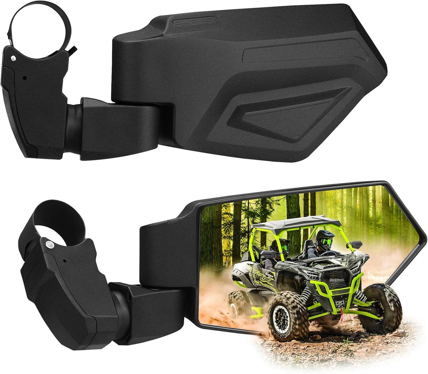 UTV Mirrors with Spring Back Feature for Enhanced Safety and View