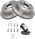TRQ Rear Ceramic Brake Pad & Rotor Kit for Equinox Terrain SUV