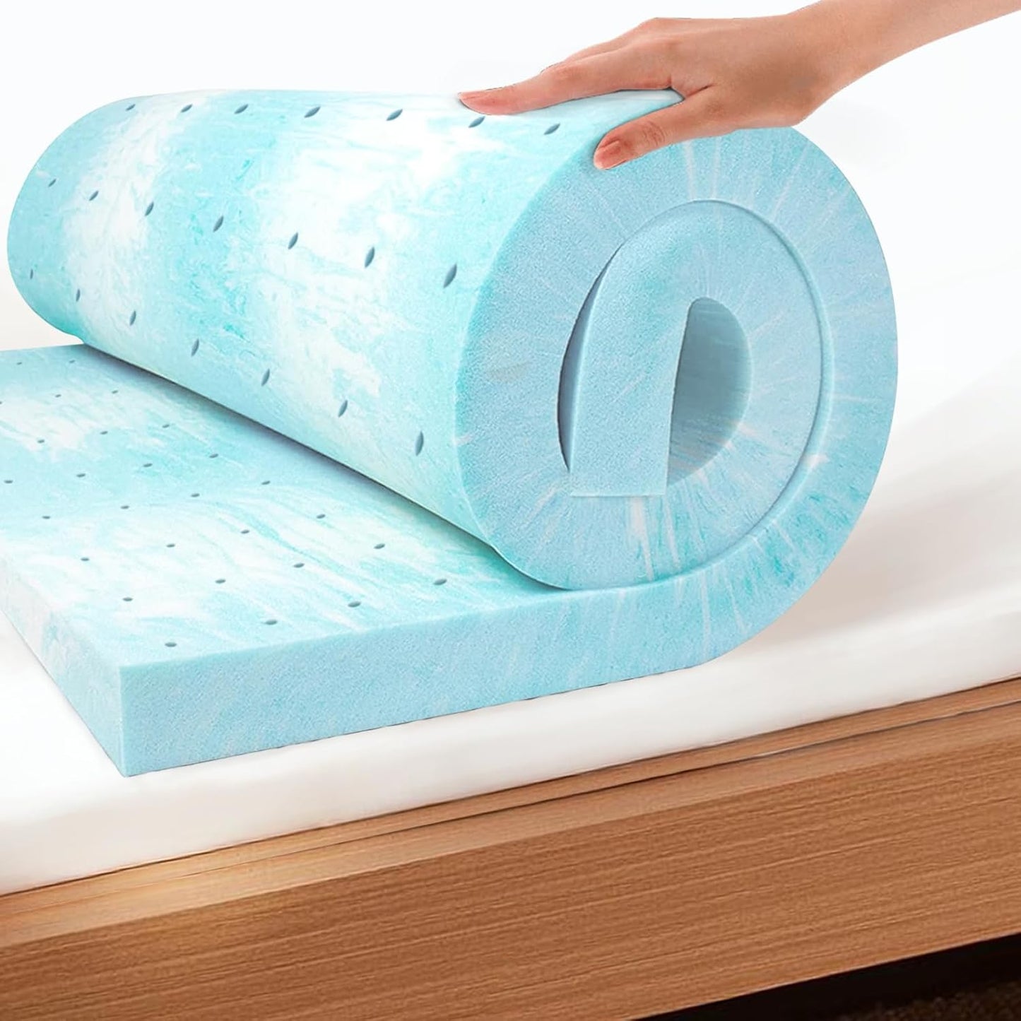 EGO Topper 3 Inch Twin Memory Foam Mattress Topper for Comfort