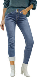 Fleece Lined Jeans for Women - Warm High Waisted Jeggings