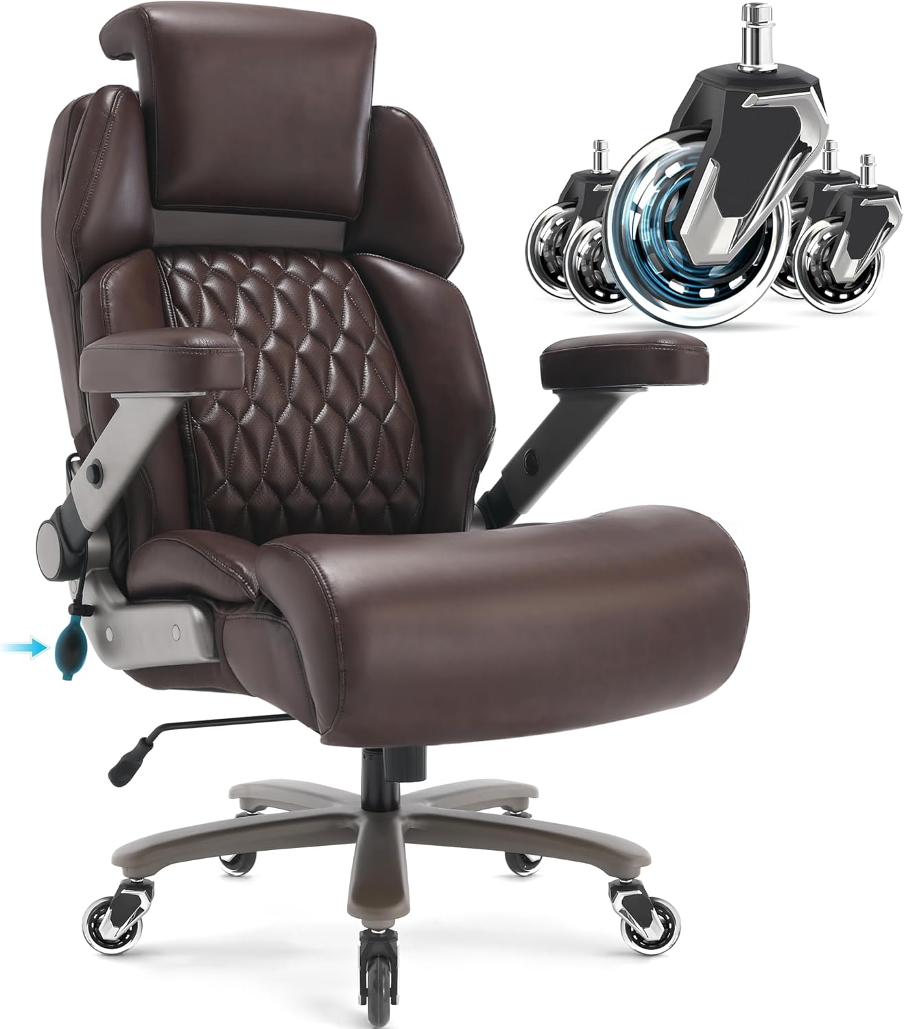Big and Tall Office Chair 700lbs with Adjustable Features