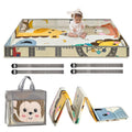 Baby Play Mat 55in x 71in Foldable Playmat - Portable Soft Floor Mat