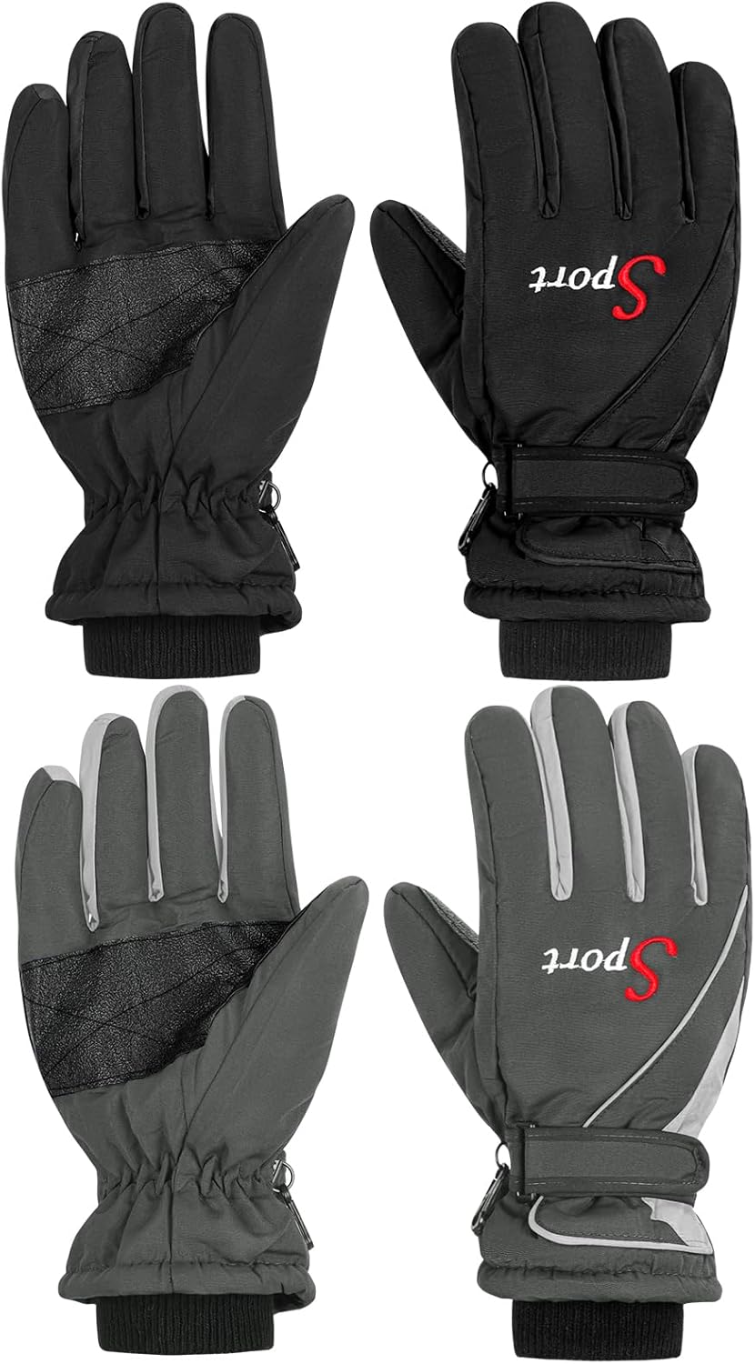 Lewtemi Waterproof Ski Gloves: Warm Winter Insulation
