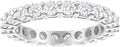 2 Carat 14K White Gold Round Diamond Ladies Eternity Ring (Style 7CJH)