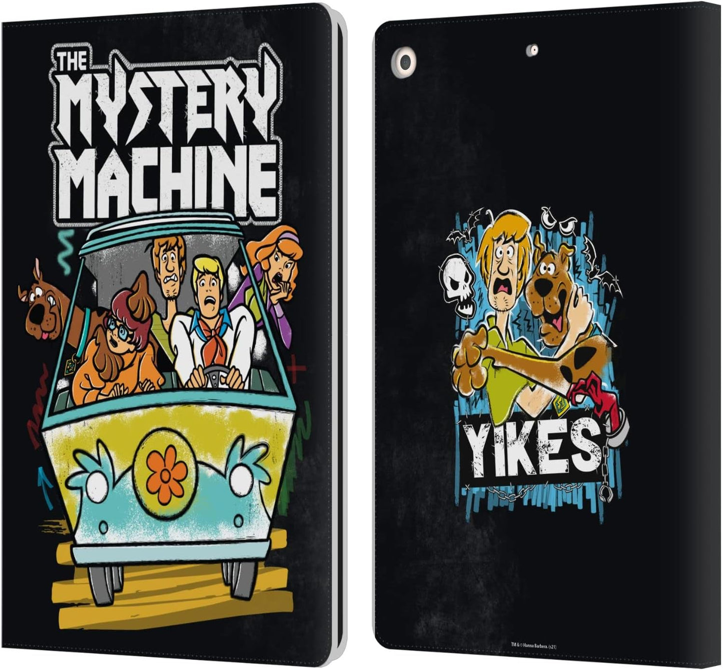 Scooby-Doo Grunge Mystery Machine Leather Wallet Case for iPad