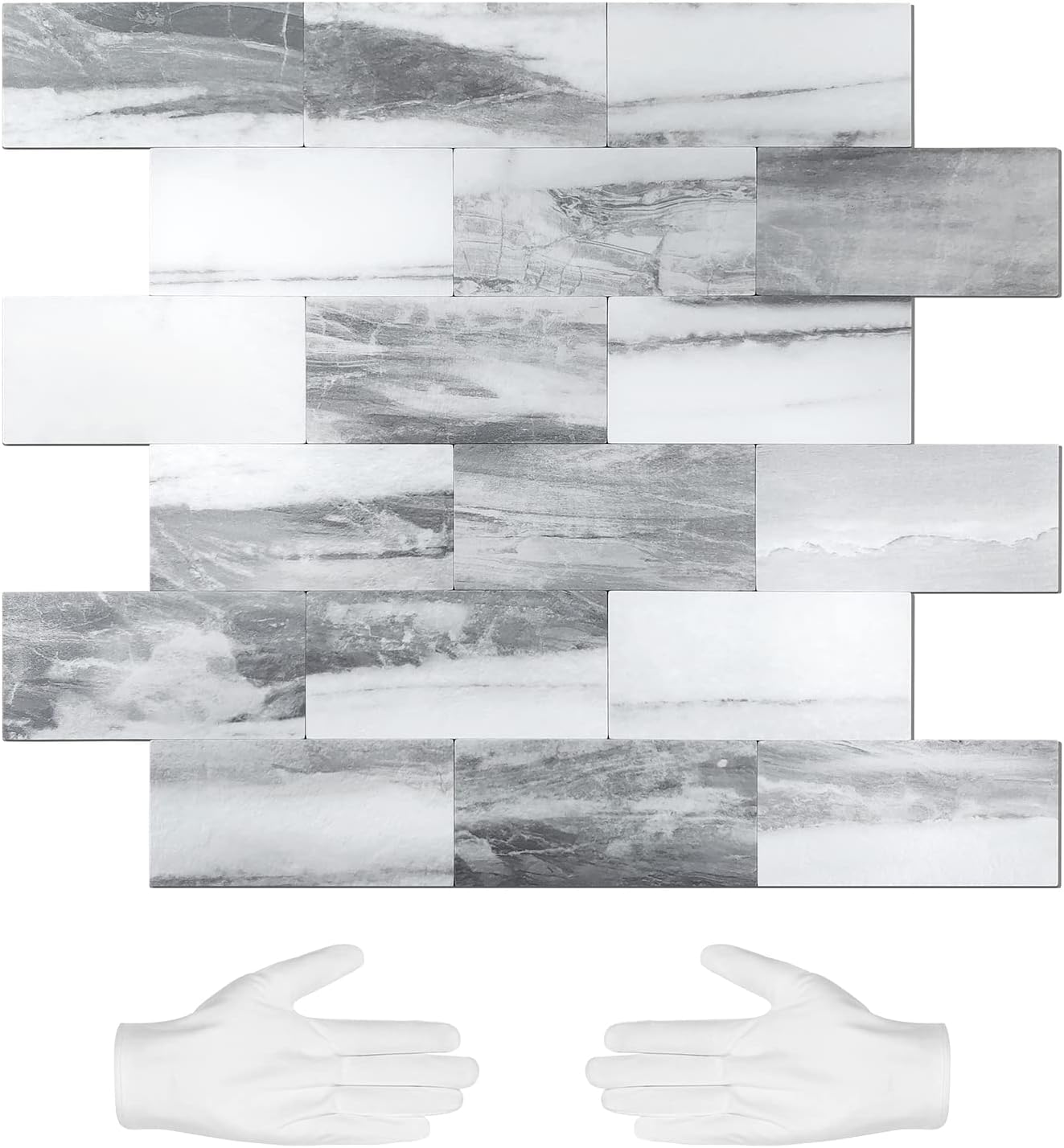 Peel and Stick Backsplash Tiles for Kitchen and Bathroom Decor
