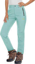 MAGCOMSEN Women's Fleece Lined Waterproof Snow Ski Pants - Warm avoid