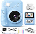Kids Camera Instant Print 3.0in Screen 48MP Photo Camera - Gift