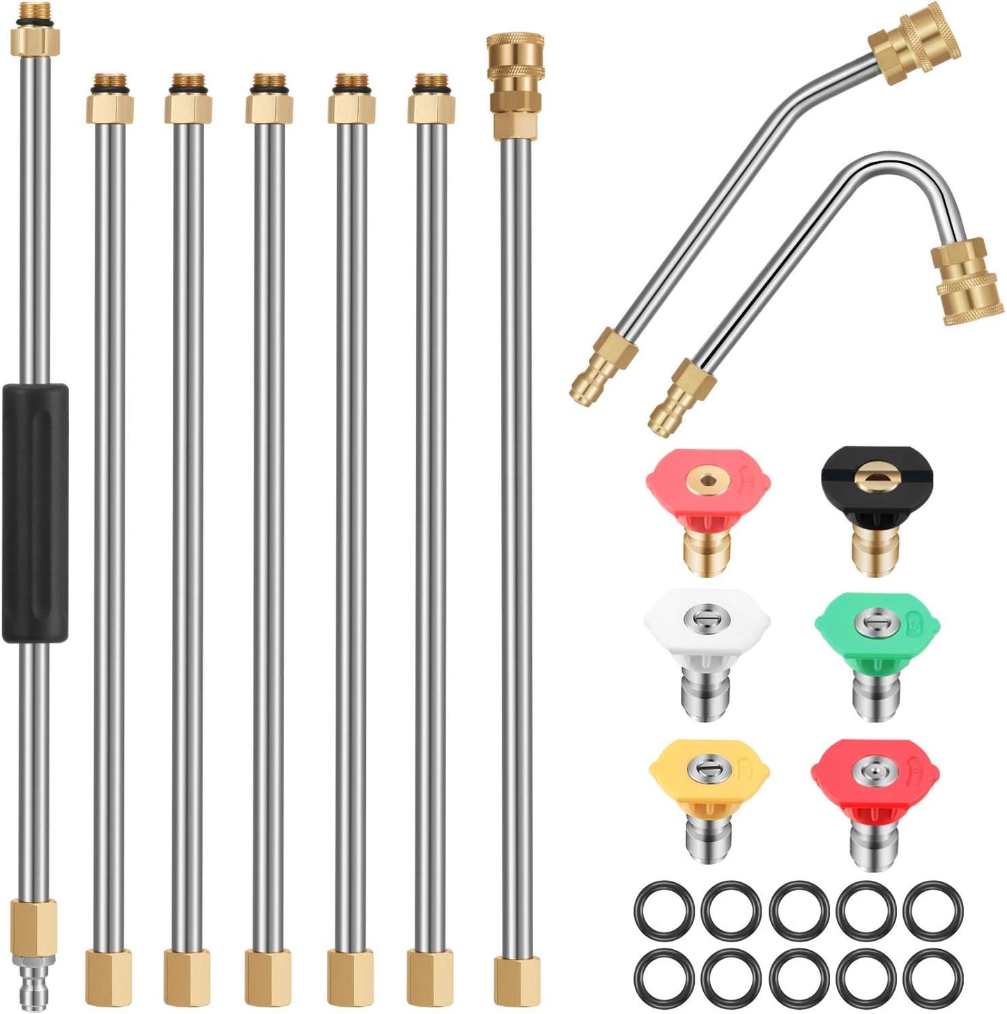 Sun Joe 7-Piece Pressure Washer Accessory Set for All Needs