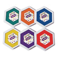 Colorations Classic Primary Colors Jumbo Washable Stamp Pads