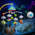 Baby Musical Crib Mobile with Rotating Airplanes - Sleep Aid
