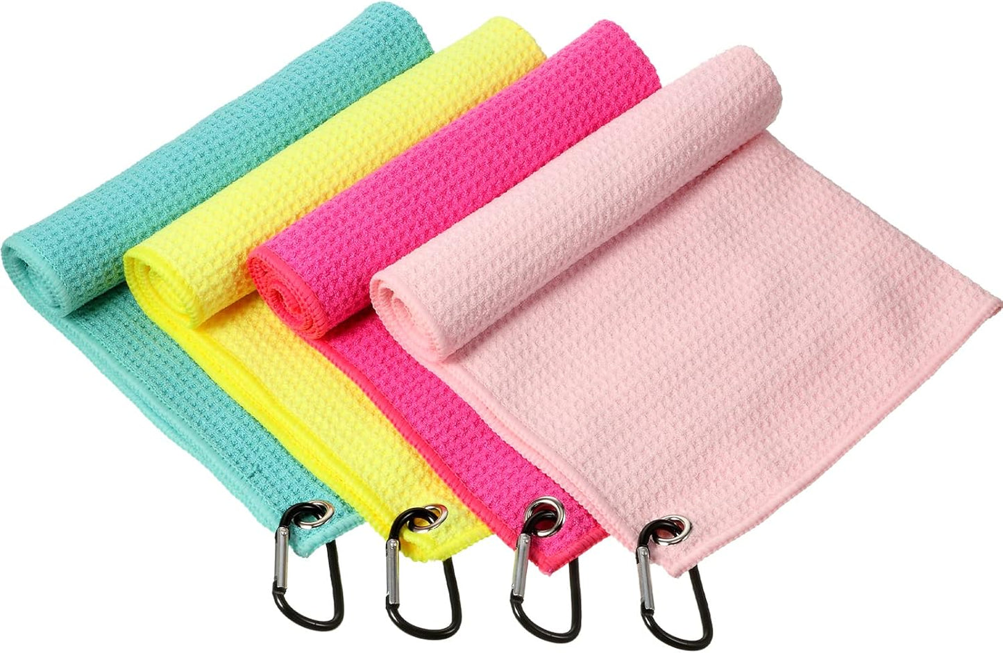 Microfiber Golf Towel Set - Quick-Dry with Clip