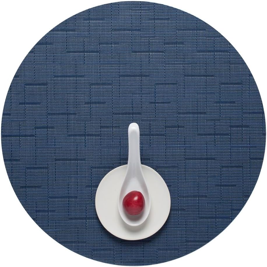 Chilewich Bamboo Placemats Set of 4 - Round Woven Design
