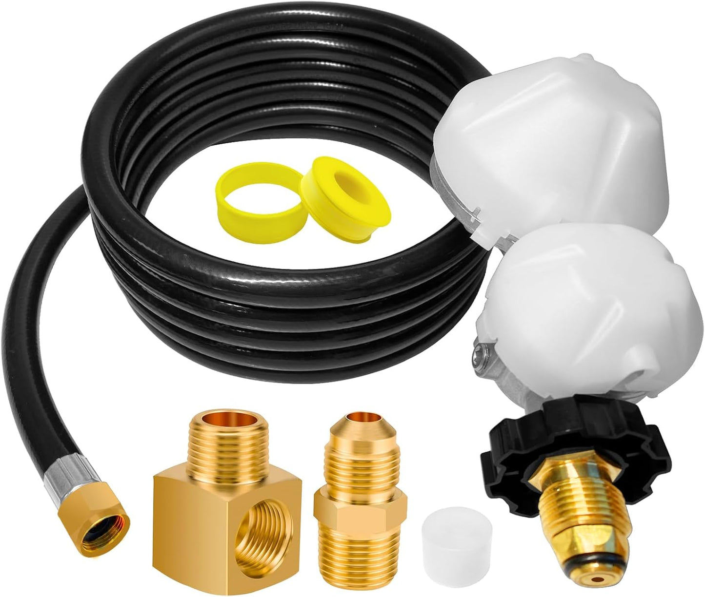12FT Propane Hose with 2-Stage Regulator for Versatile Use