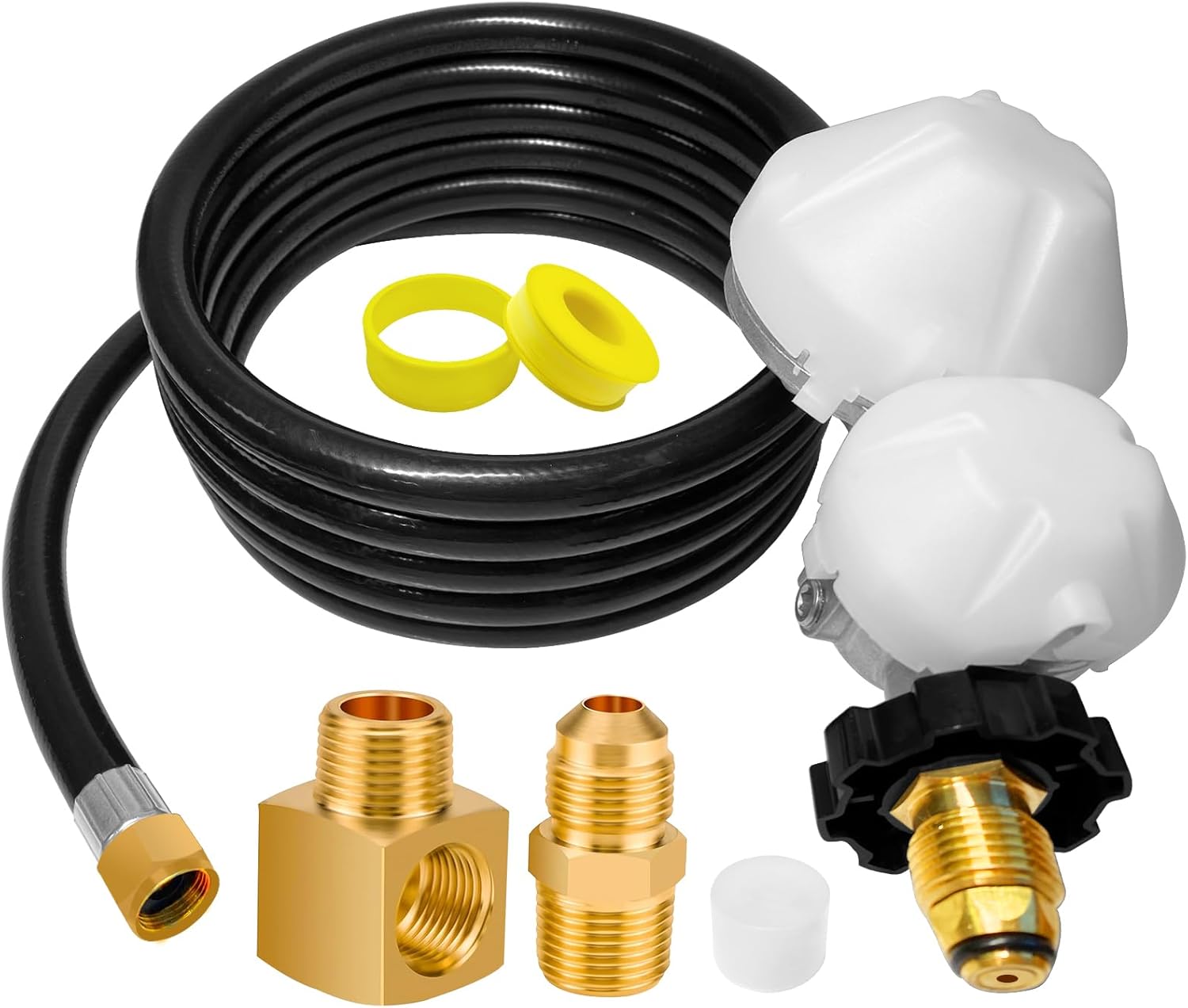 12FT Propane Hose with 2-Stage Regulator for Versatile Use