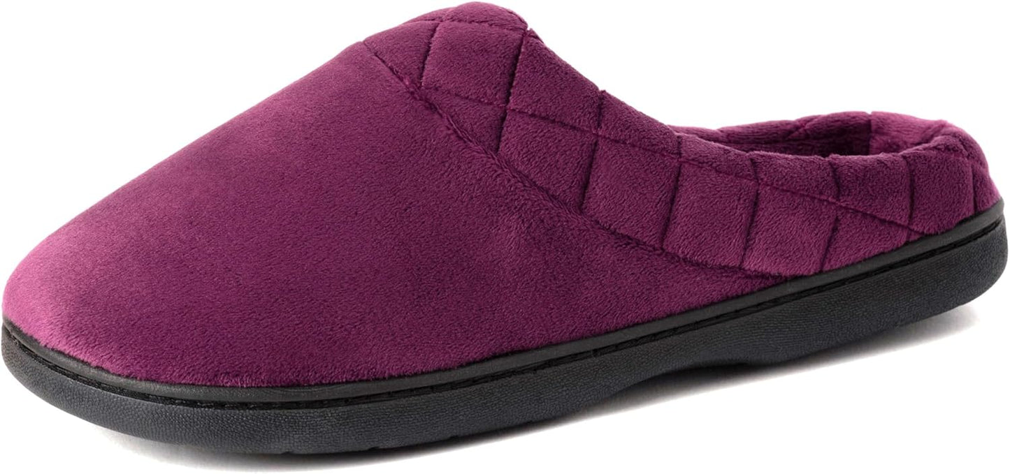 Darcy Microfiber Velour Clog Slippers for Women - Cozy Comfort