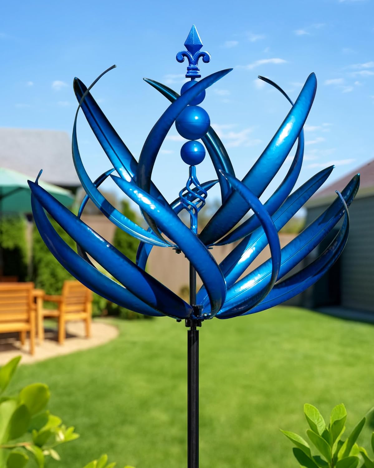 91 Inch Wind Spinners Outdoor - Extra Large Metal Sculptures
