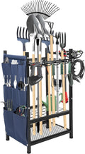 Garden Tool Rack Freestanding 3-Tier Organizer - Heavy Duty Storage