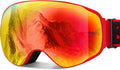 Ski Goggles OTG Snowboard Goggles for Men Women Youth - Clear Vision