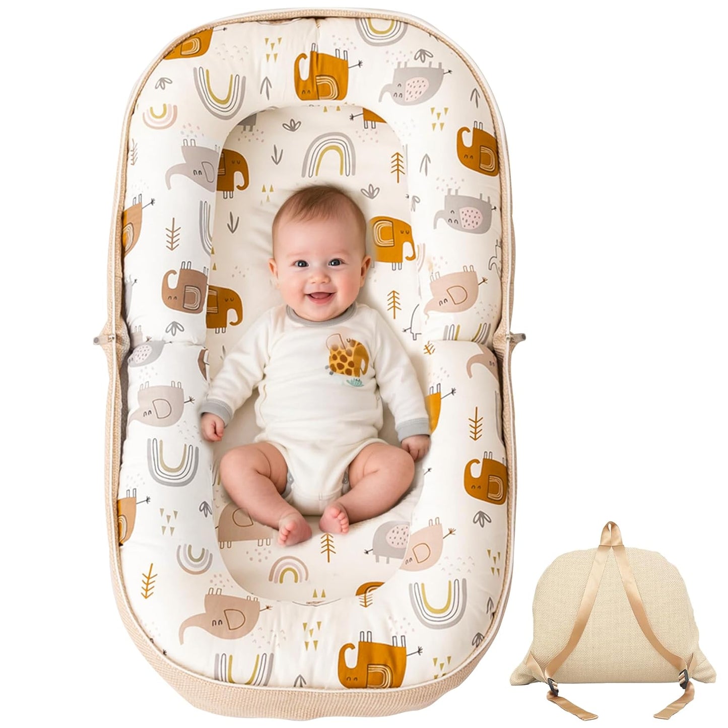 Baby Lounger with Soft Memory Foam for Comfortable Infants
