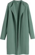 Women's Long Cardigan Sweater - Dressy Casual Trench Coatigan ANRABESS