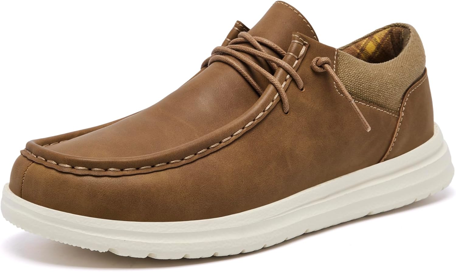 Mens Wide Shoes Slip-on Loafers for Comfortable Walking