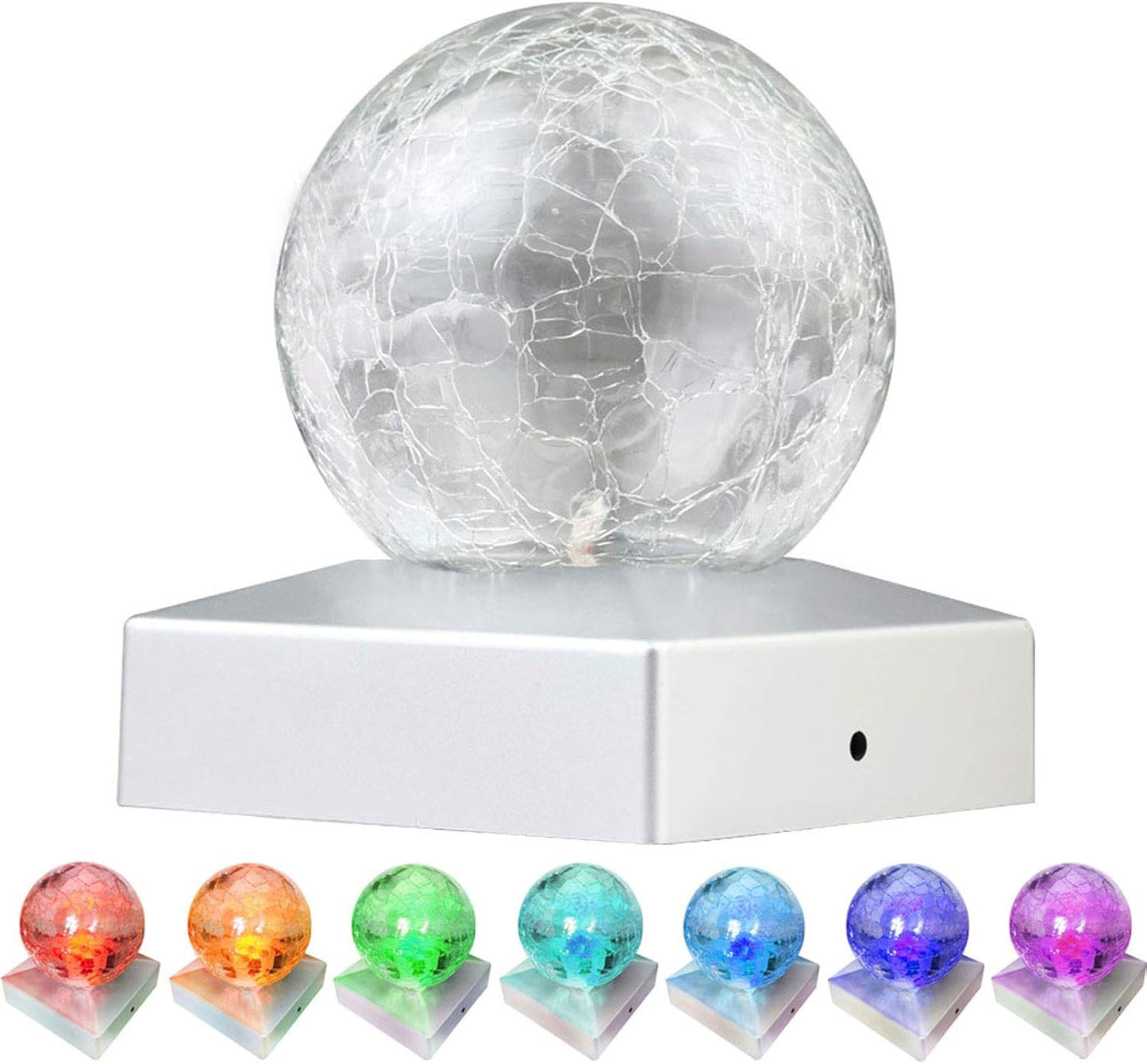 Solar Post Cap Lights for Decks and Fences - Decorative LED Lamps