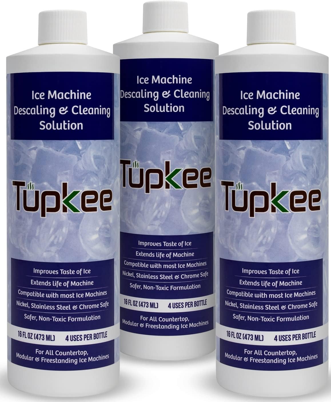Nickel-Safe Ice Maker Cleaner Pack of 3 - Made in USA