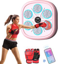 2024 Pink Music Boxing Machine for Adults - Fun Home Workout